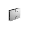 Glass to Glass 180° Hinge with cover plate