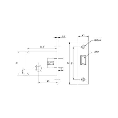MORTISE LOCK BODY | Ozone
