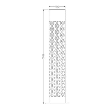 Daisy Pattern Bollard
