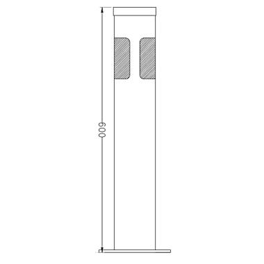 Eye Square Bollard