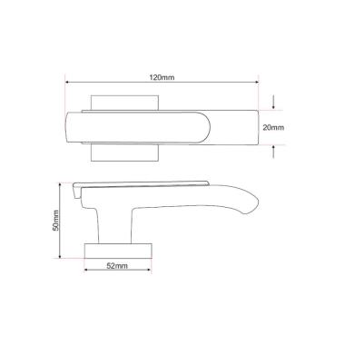 Mortise Handle on Plate | Ozone